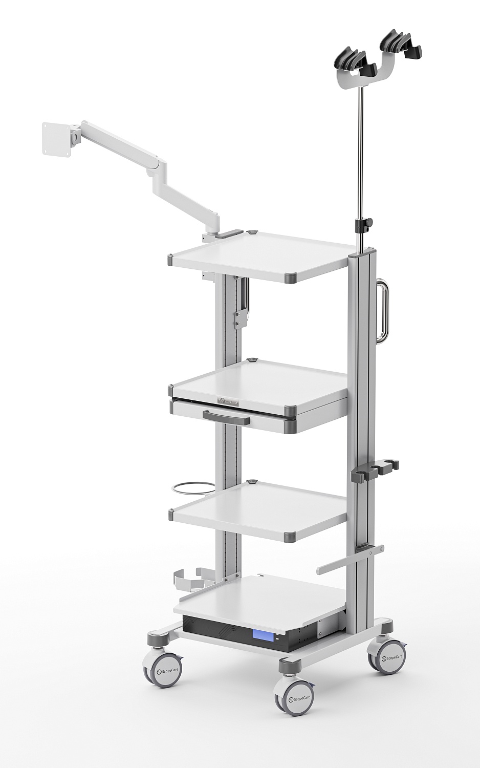 Стойка медицинская SC-CART для аппаратуры