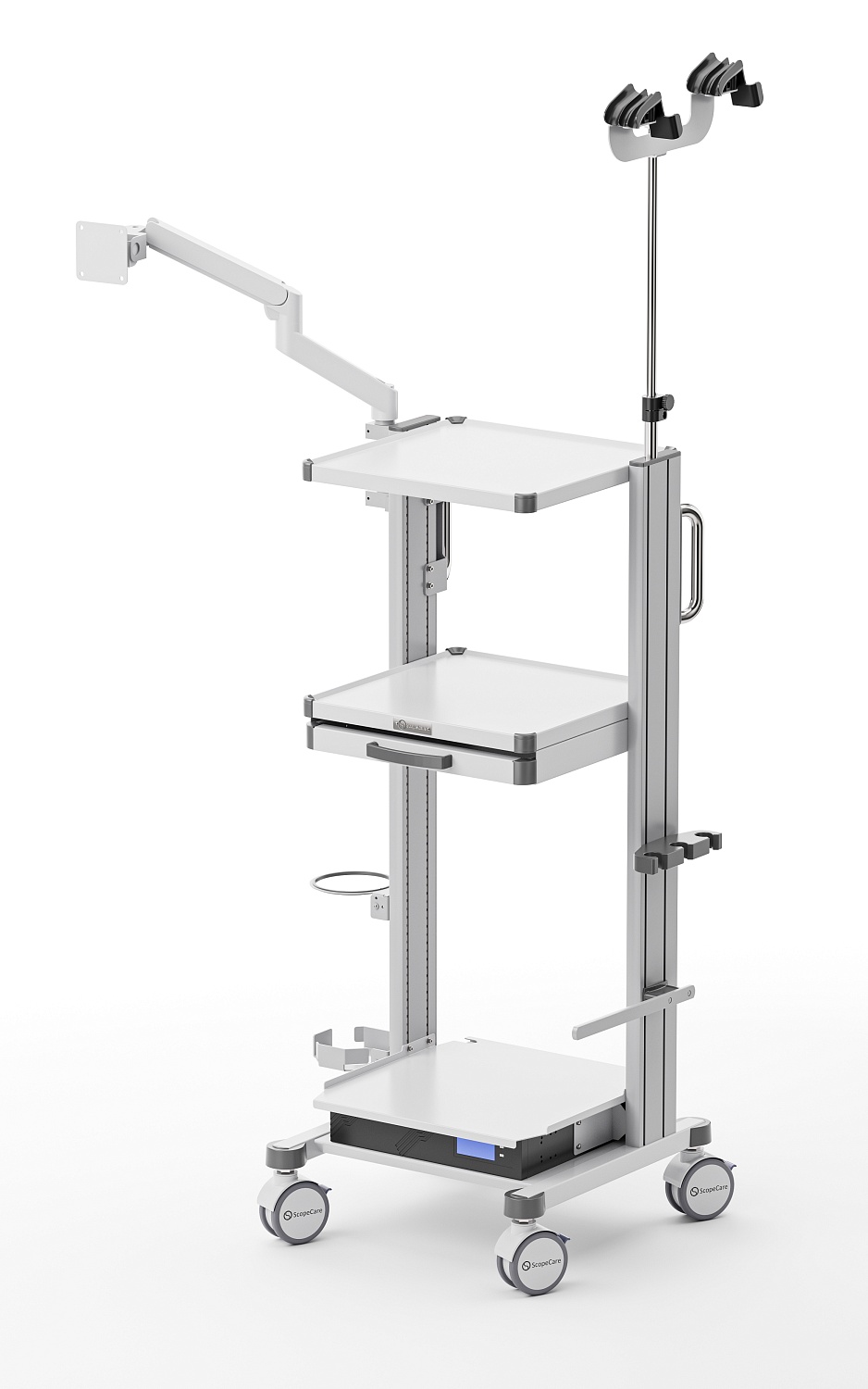 Стойка медицинская SC-CART для аппаратуры